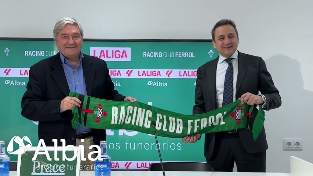 Esquelas.es | Albia Servicios Funerarios nuevo patrocinador del equipo de ftbol Racing Club Ferrol