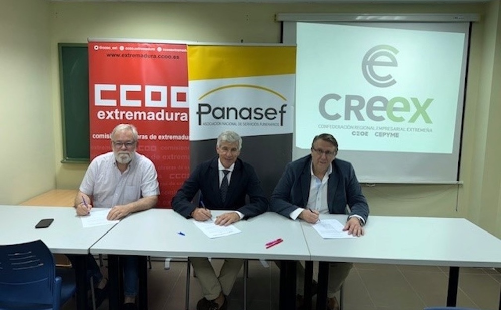 Esquelas.es | Firman el primer Convenio Regional de Empresas de Servicios Funerarios de Extremadura