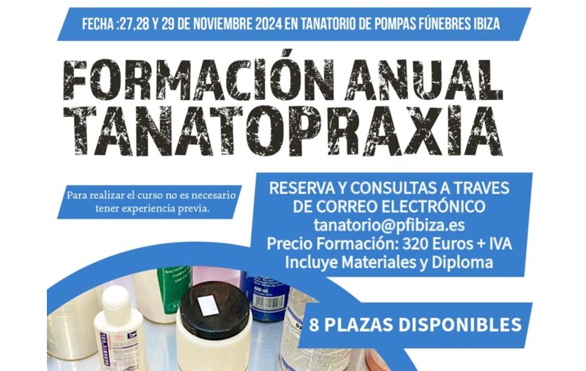 Esquelas.es | Pompas Fnebres Ibiza impulsa la formacin en tanatopraxia con curso intensivo en noviembre