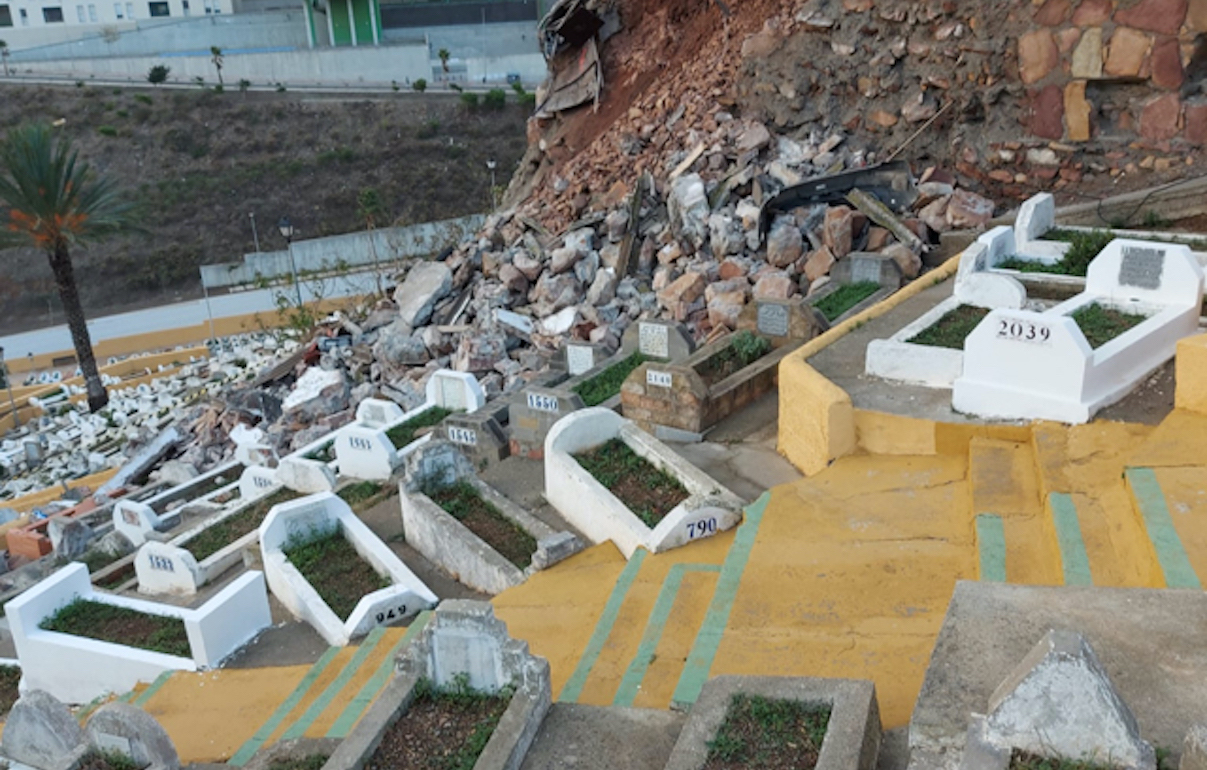 Esquelas.es | Denuncian “pasividad e inaccin del Gobierno de Ceuta” tras el derrumbe de una nave junto al cementerio
