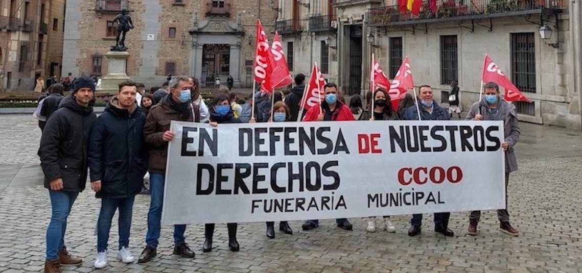 Esquelas.es | CCOO denuncia que ?los trabajadores funerarios de Madrid son los nicos a quienes se les ha congelado el salario?