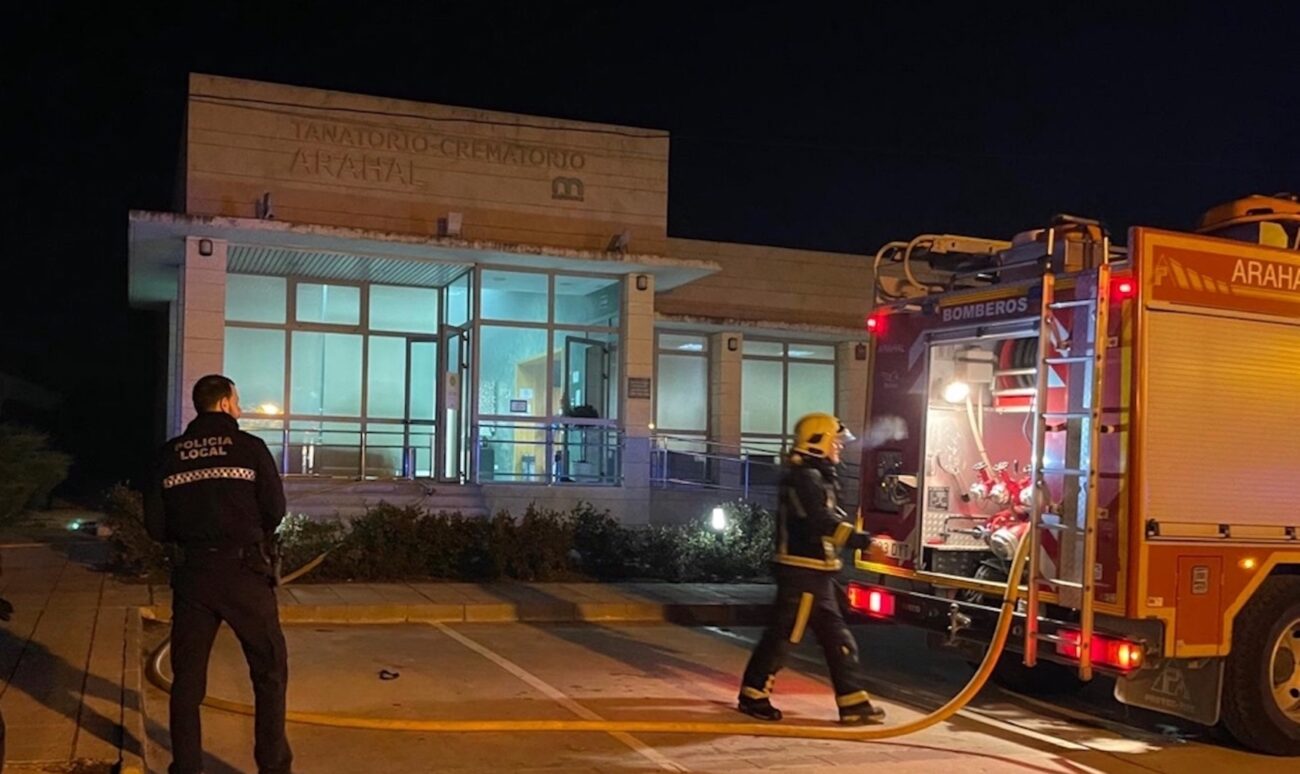 Esquelas.es | En la noche del viernes se produjo un incendio en el crematorio del tanatorio Arahal de Mmora