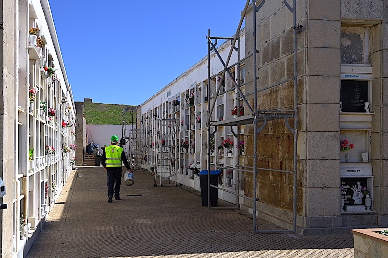 Esquelas.es | Se ha ejecutado la mitad de las obras de mejora en el cementerio de Santa Catalina de Ceuta